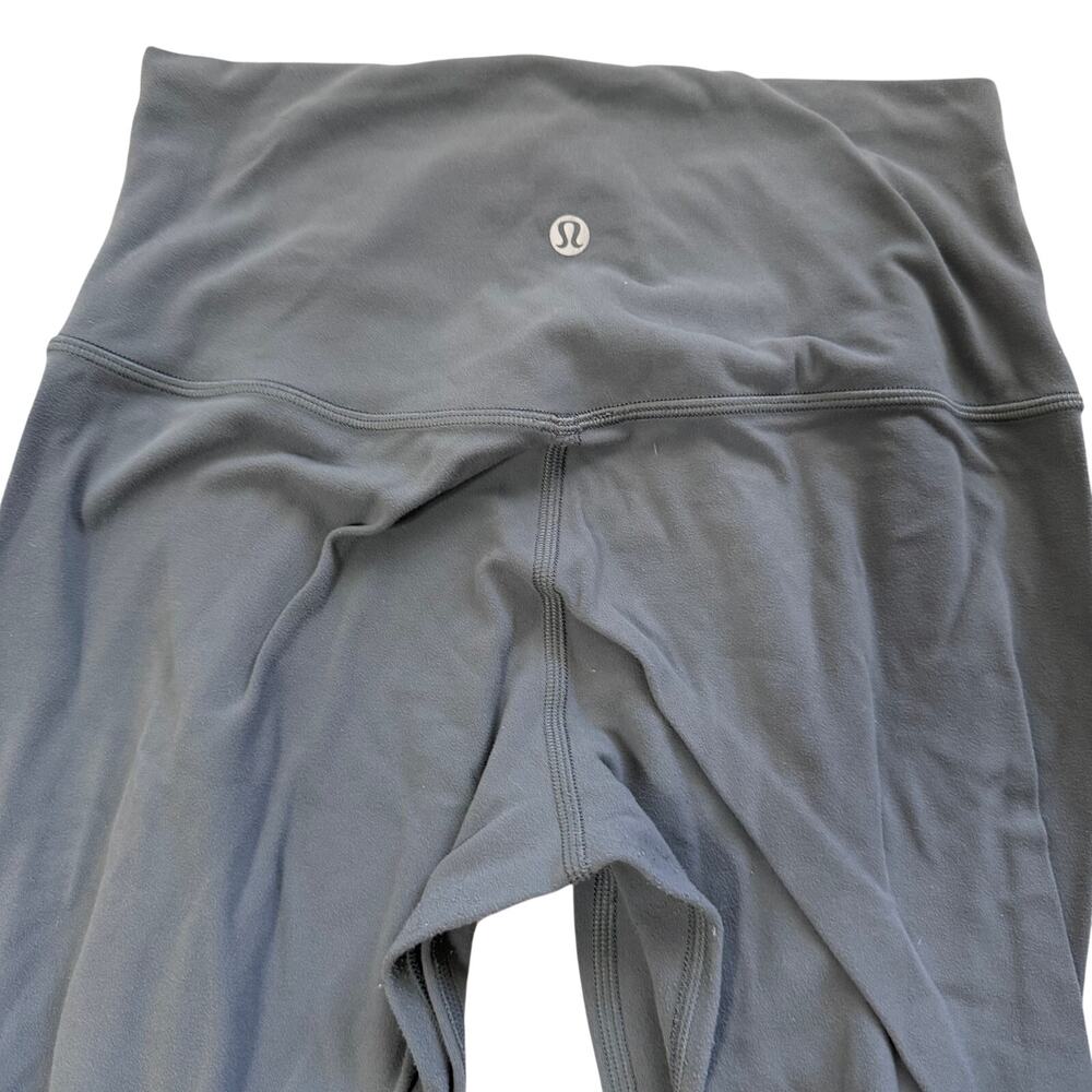 Lululemon To the Beat Tight 24" sz 6 leggings gray soft cozy yoga dance - Picture 4 of 8